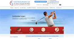 Desktop Screenshot of gastrosurgery.co.uk